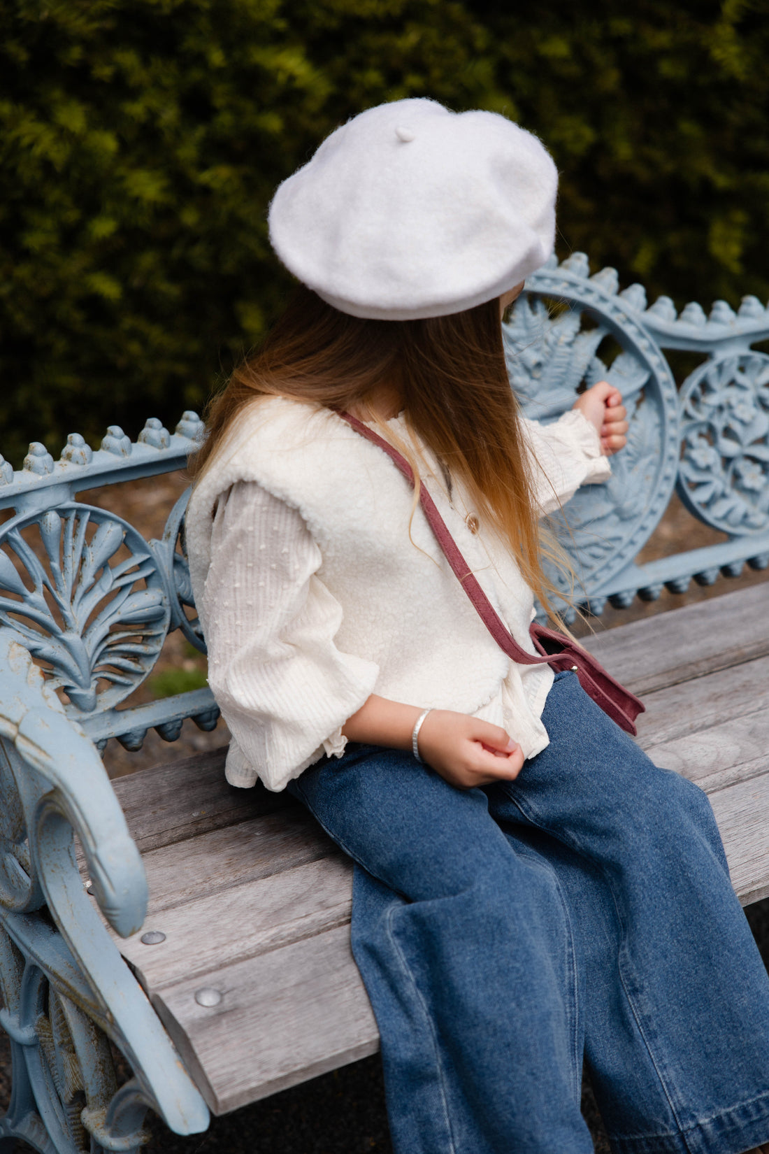 Petal Vest - Natural Childrens Vest from Jamie Kay Australia