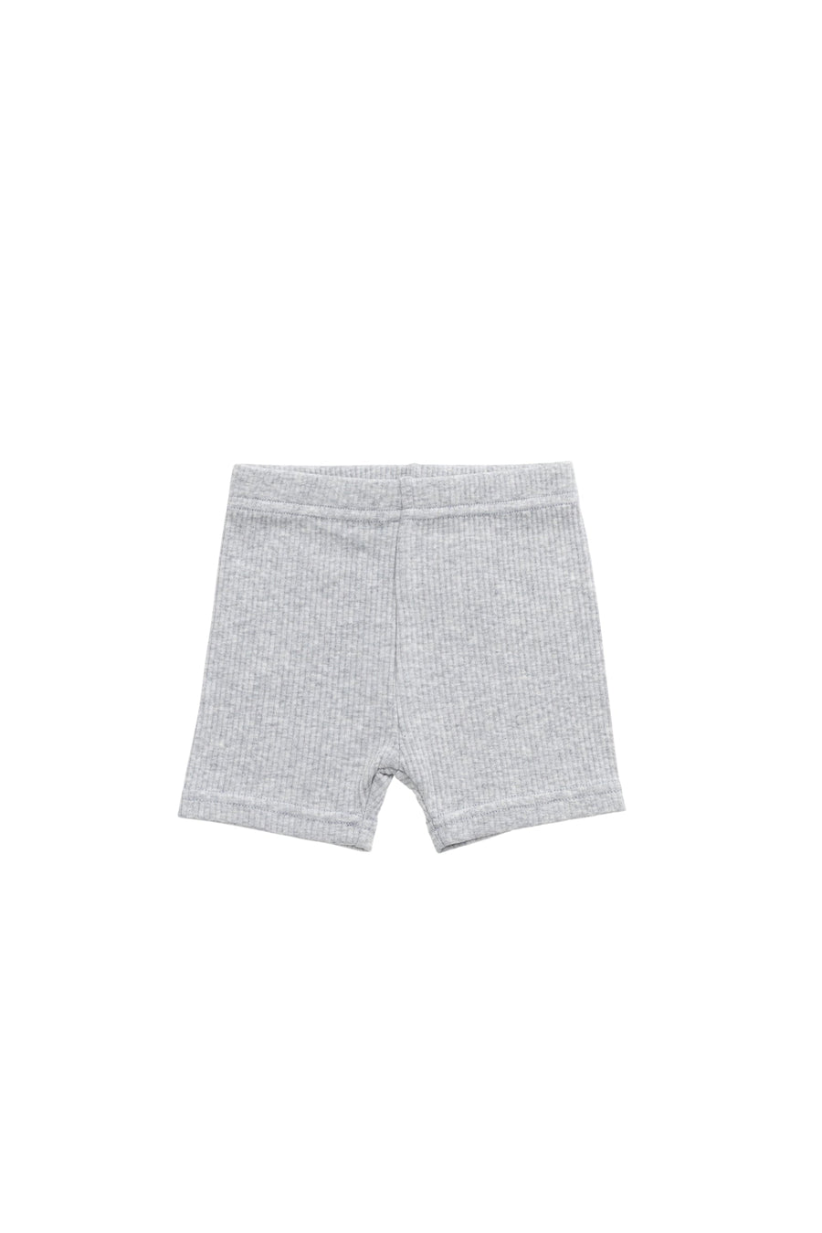 Organic Cotton Modal Elisa Bike Short - Light Grey Marle Childrens Short from Jamie Kay Australia