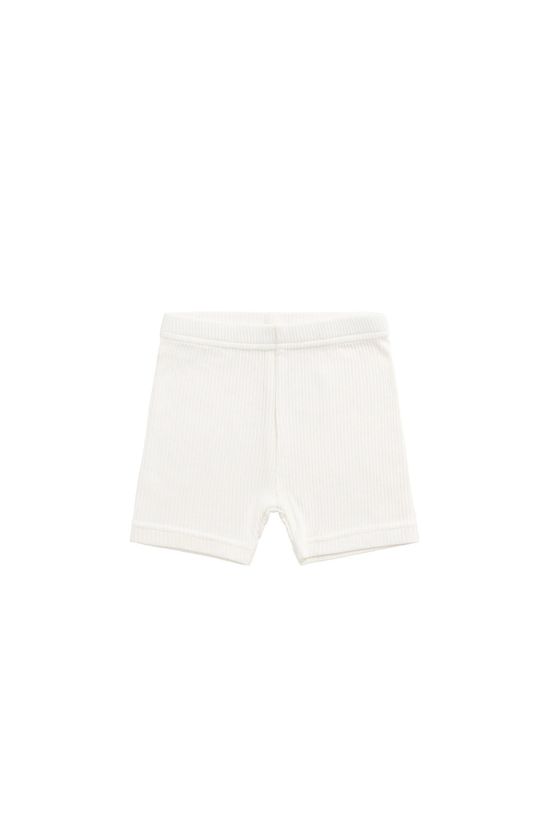 Organic Cotton Modal Elisa Bike Short - Milk Childrens Short from Jamie Kay Australia