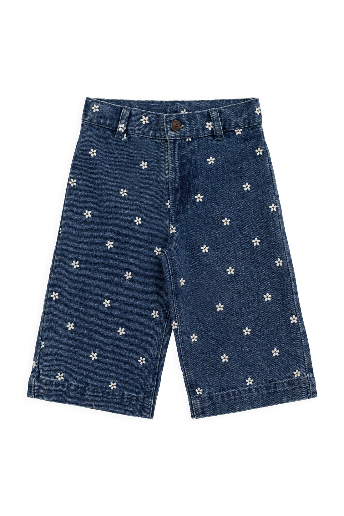 Amandine Pant-Josie Floral Denim Childrens Pant from Jamie Kay Australia
