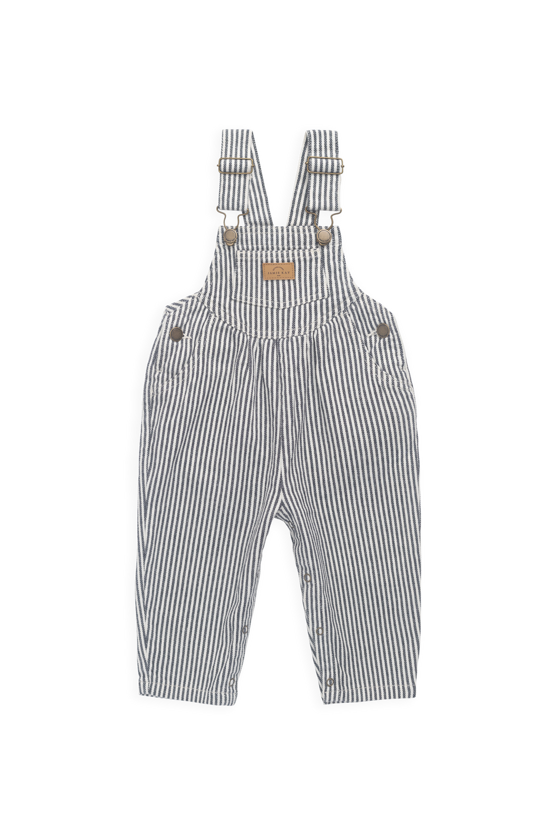 Cecil Overall-Sailor Stripe Eclipse / Cloud Childrens Overall from Jamie Kay Australia