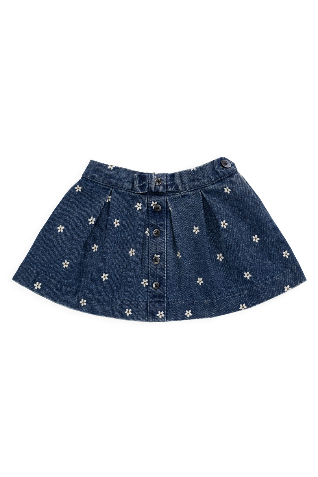 Etta Skirt-Josie Floral Denim Childrens Skirt from Jamie Kay Australia