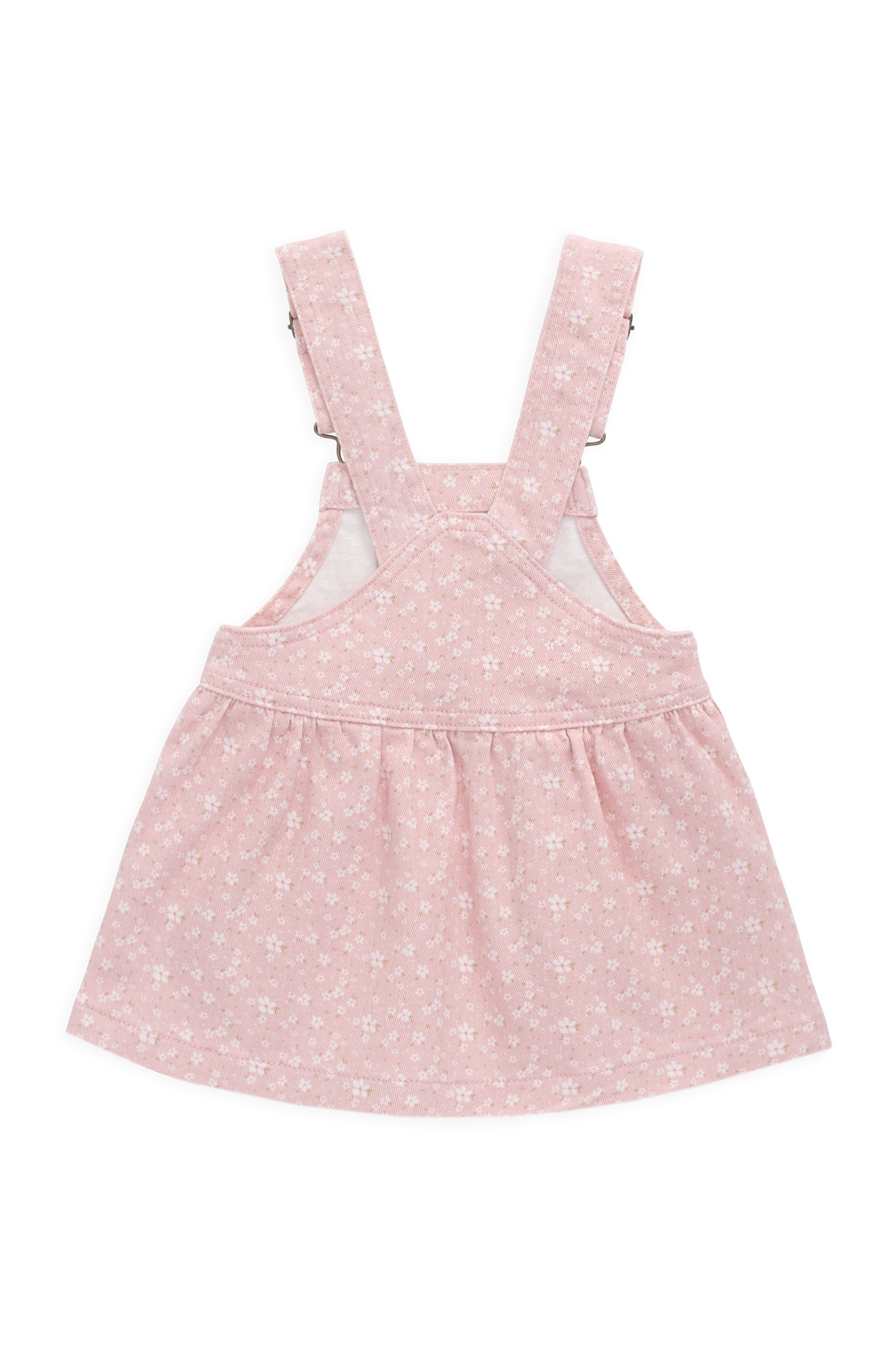 Norah Overall Dress-Paula Powder Childrens Dress from Jamie Kay Australia