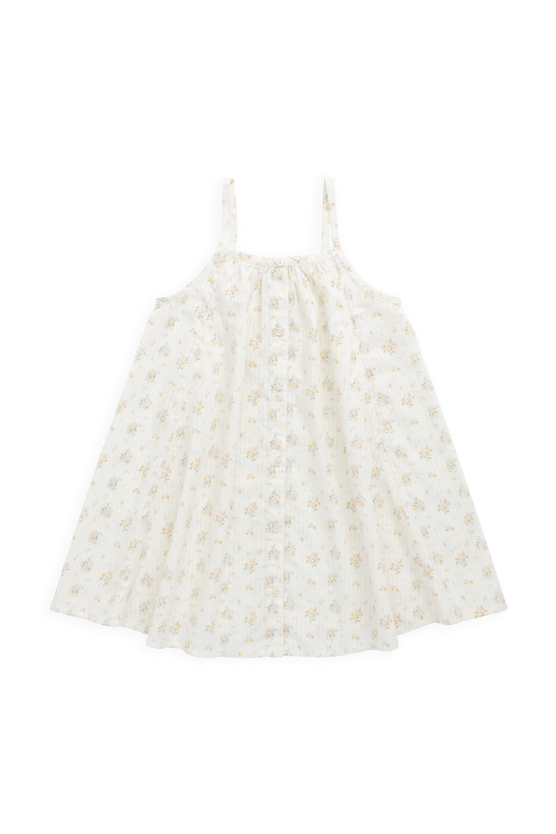 Organic Cotton Cosette Dress-Justine Parchment Childrens Dress from Jamie Kay Australia