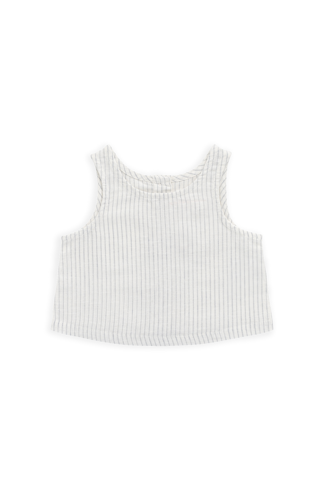 Organic Cotton Winslow Top-Mini Pinstripe Parchment / Dawn Childrens Top from Jamie Kay Australia