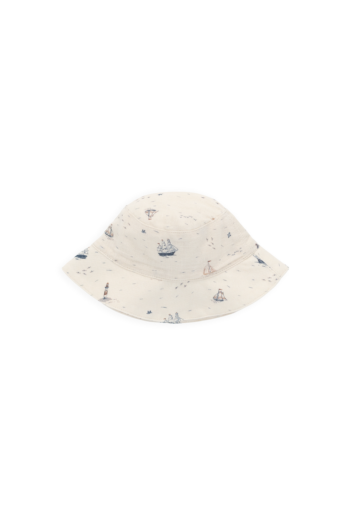 Organic Cotton Woven Bucket Hat-Sailing Day Childrens Hat from Jamie Kay Australia