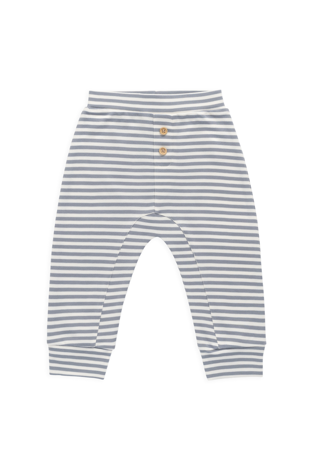 Pima Cotton Wesley Pant-Narrow Stripe Dawn / Cloud Childrens Pant from Jamie Kay Australia