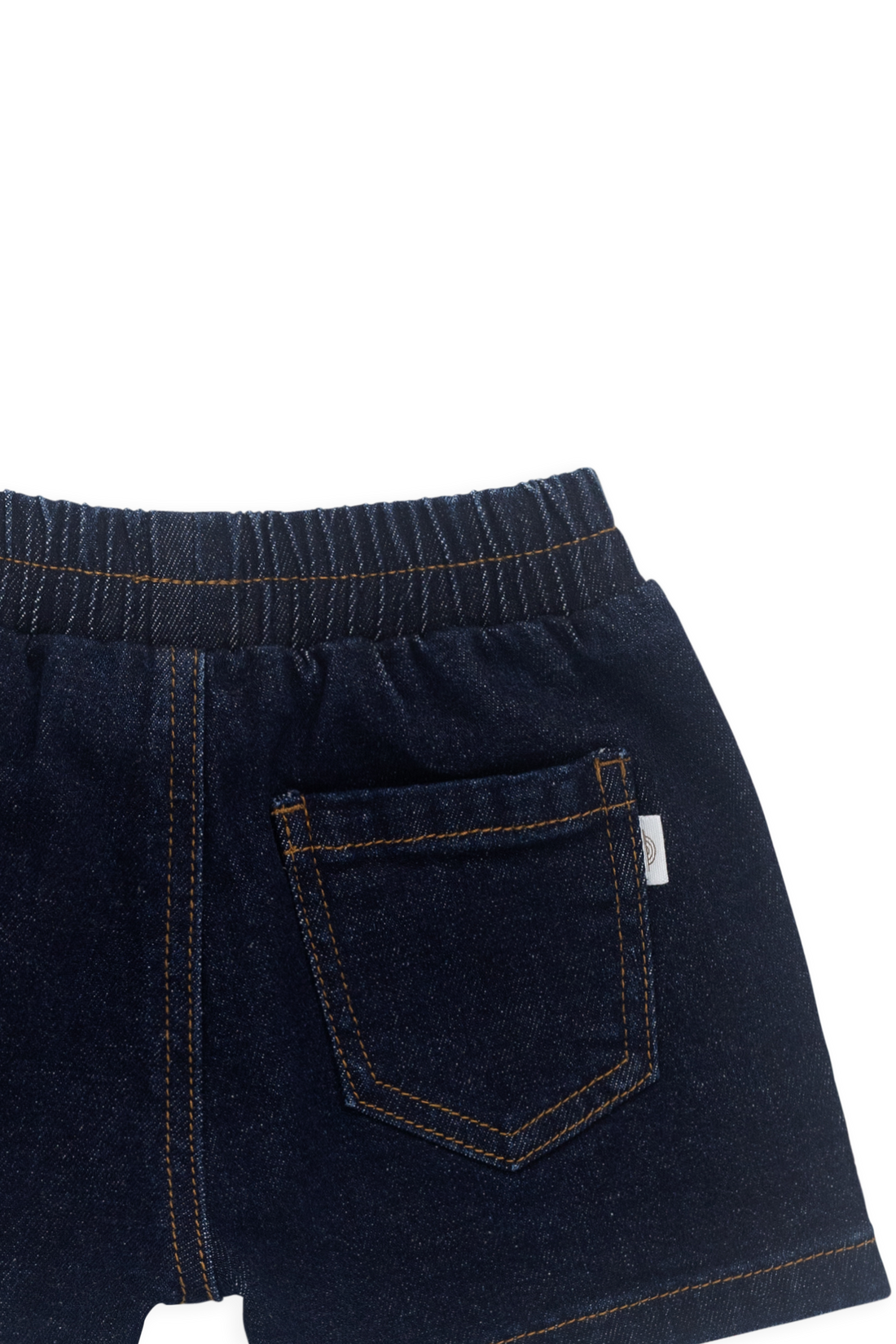 Reid Denim Short-Mid Indigo Denim Childrens Short from Jamie Kay Australia