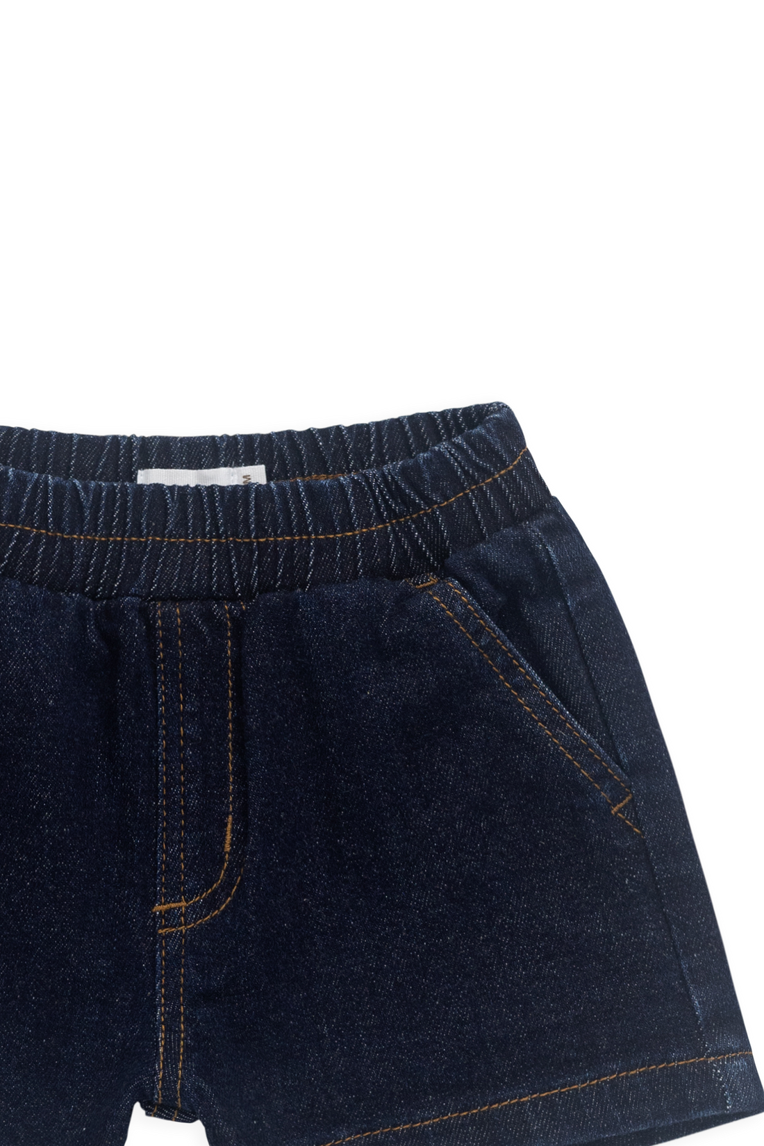 Reid Denim Short-Mid Indigo Denim Childrens Short from Jamie Kay Australia