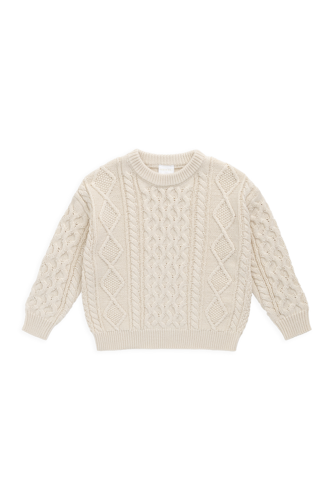 Sawyer Knit Jumper-Vanilla Childrens Jumper from Jamie Kay Australia