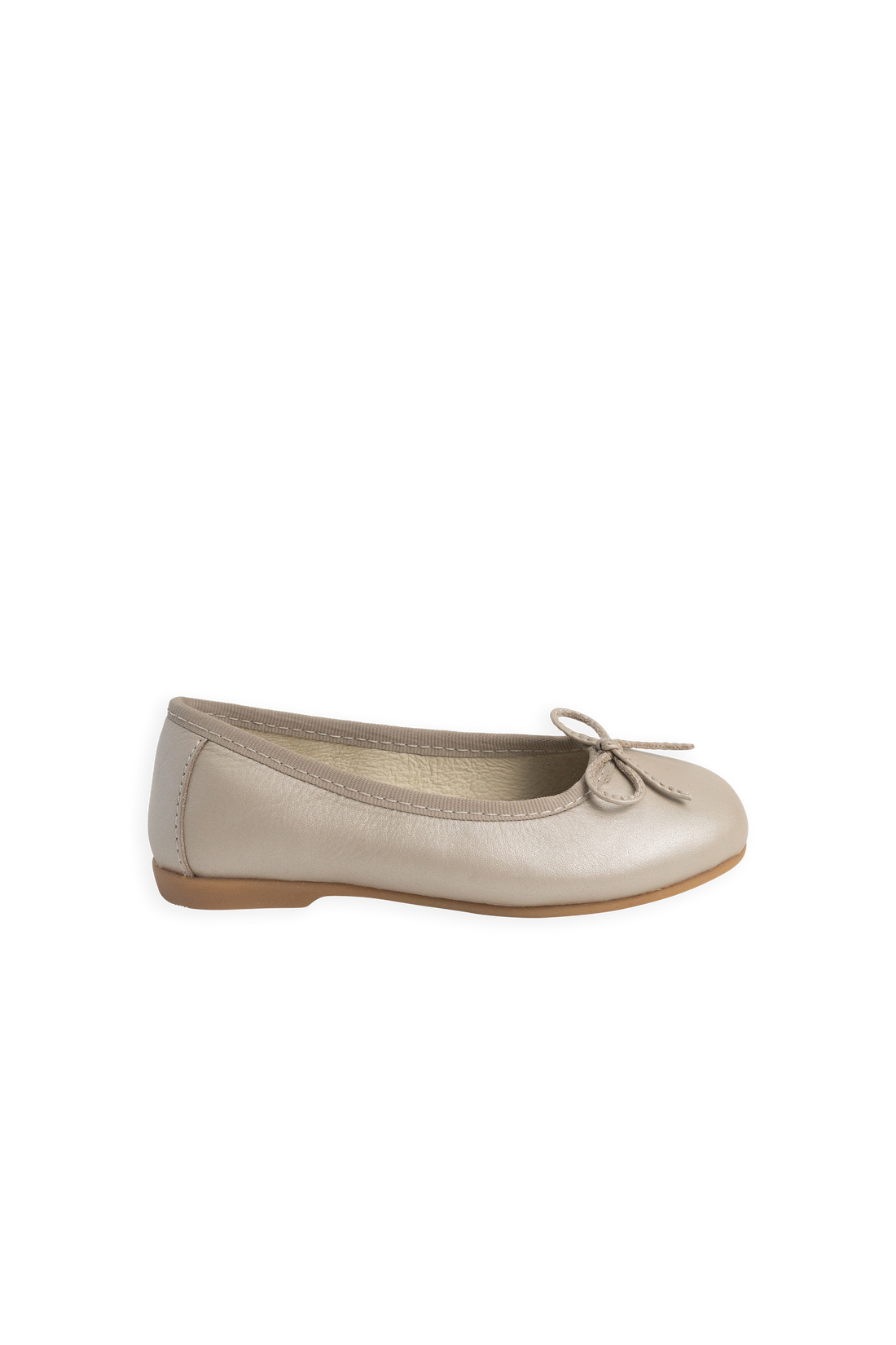 Zuri Ballet Flat-Matt Gold Childrens Footwear from Jamie Kay Australia