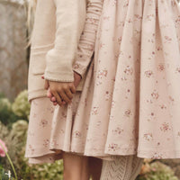 Organic Cotton Gracelyn Dress - Petite Fleur Soft Peony Childrens Dress from Jamie Kay Australia