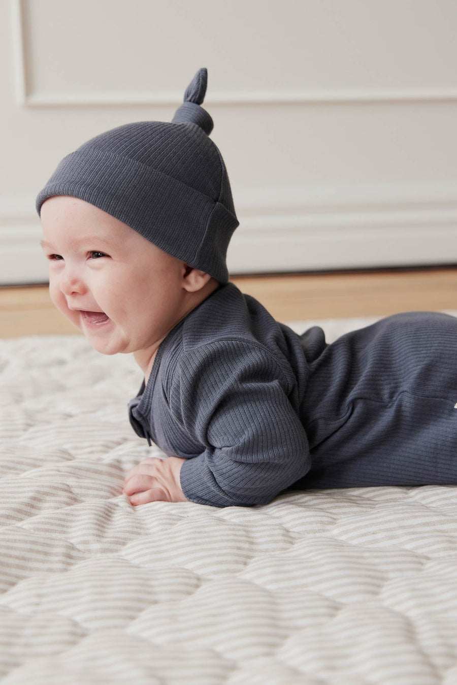 Organic Cotton Modal Marley Beanie - Arctic Childrens Hat from Jamie Kay Australia