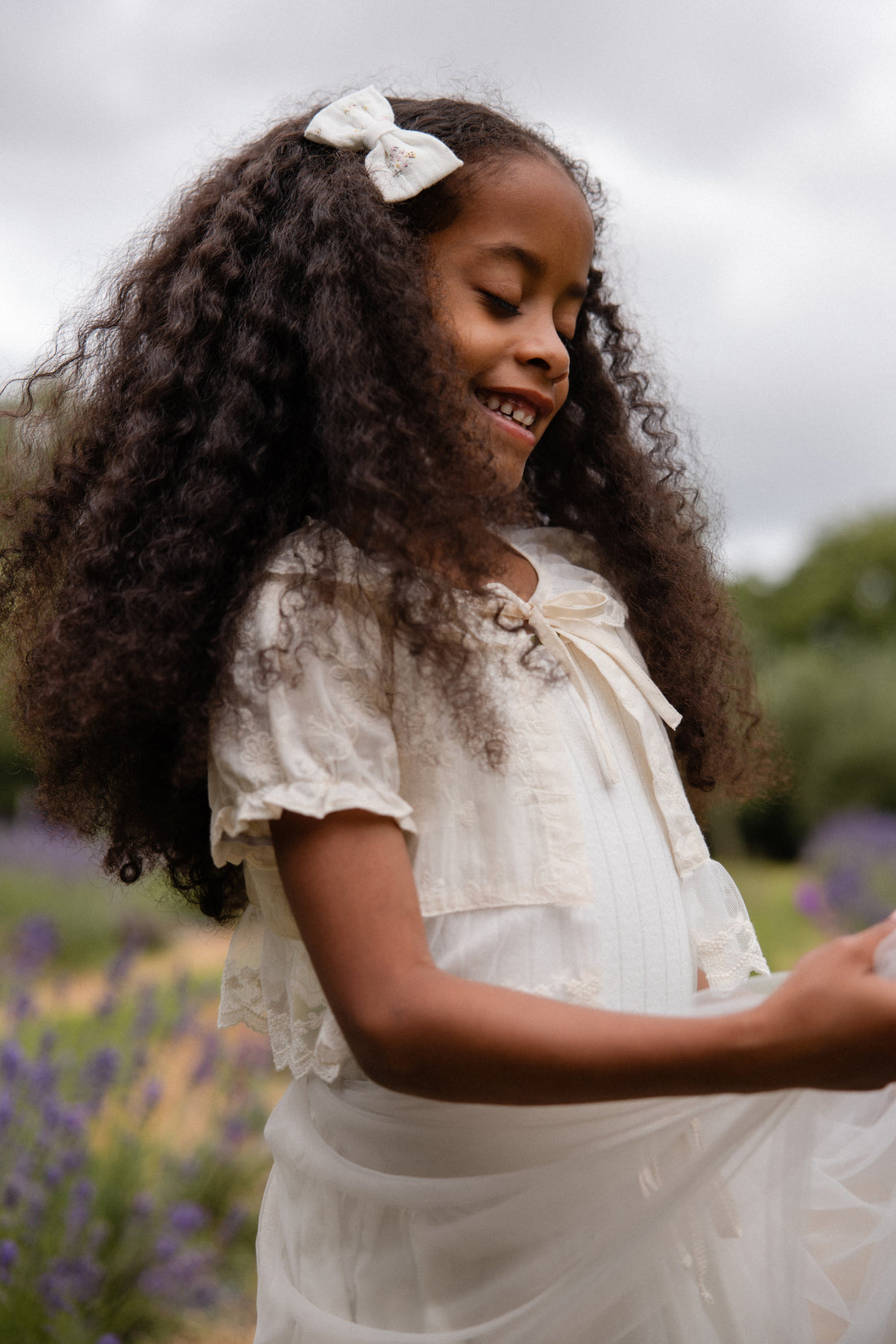 Marceline Top - Natural Childrens Top from Jamie Kay Australia