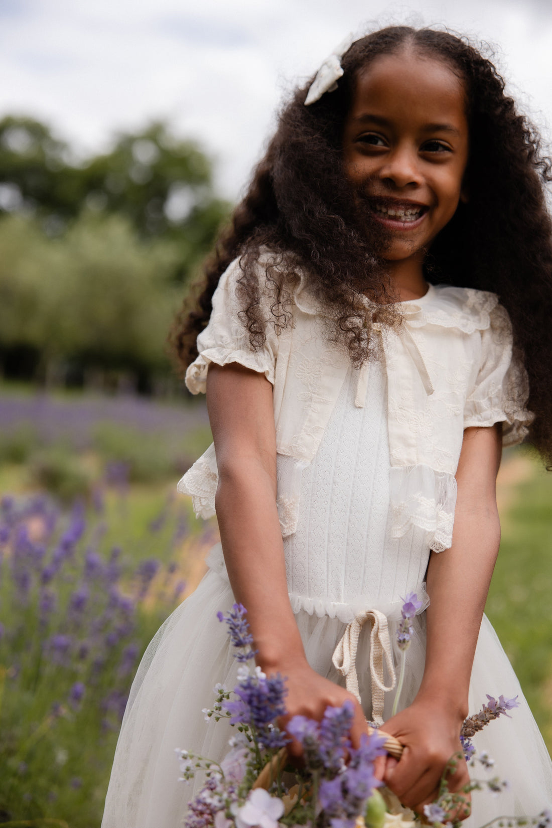 Marceline Top - Natural Childrens Top from Jamie Kay Australia