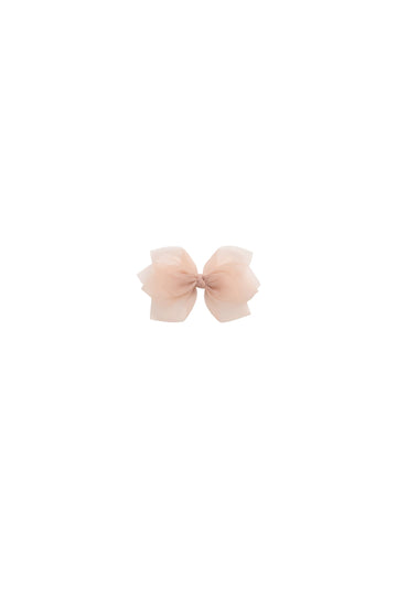 Fairy Bow - Shell Pink Childrens Bow from Jamie Kay Australia