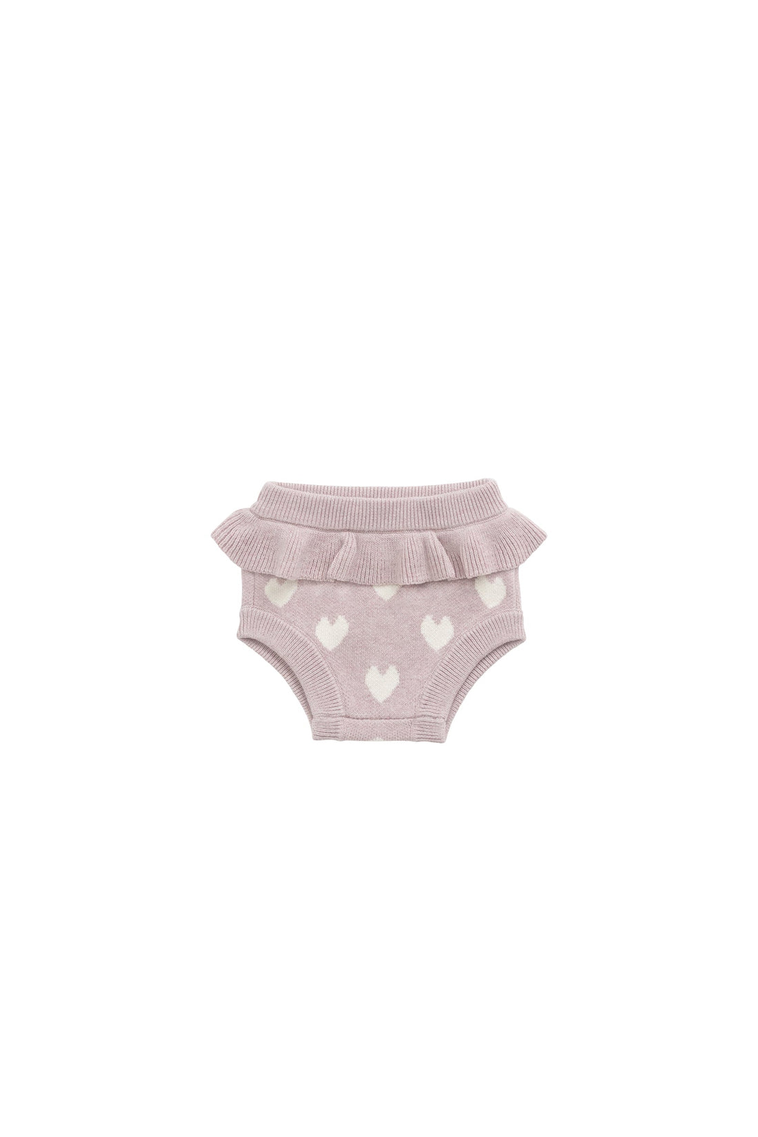 Molly Bloomer - Heart Jacquard Ballerina Marle Childrens Bloomer from Jamie Kay Australia