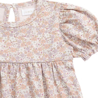 Organic Cotton Camille Top - Chloe Mauve Childrens Top from Jamie Kay Australia