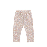 Organic Cotton Everyday Legging - Chloe Mauve Childrens Legging from Jamie Kay Australia