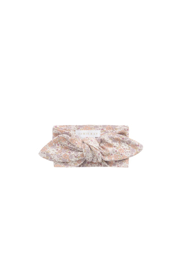 Organic Cotton Headband - Chloe Mauve Childrens Headband from Jamie Kay Australia