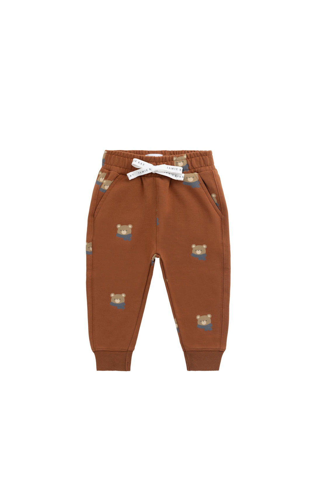 Organic Cotton Jalen Track Pant - Cosy Bobbie Ginger Childrens Short from Jamie Kay Australia