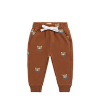 Organic Cotton Jalen Track Pant - Cosy Bobbie Ginger Childrens Short from Jamie Kay Australia