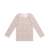 Organic Cotton Long Sleeve Top - Chloe Mauve Childrens Dress from Jamie Kay Australia