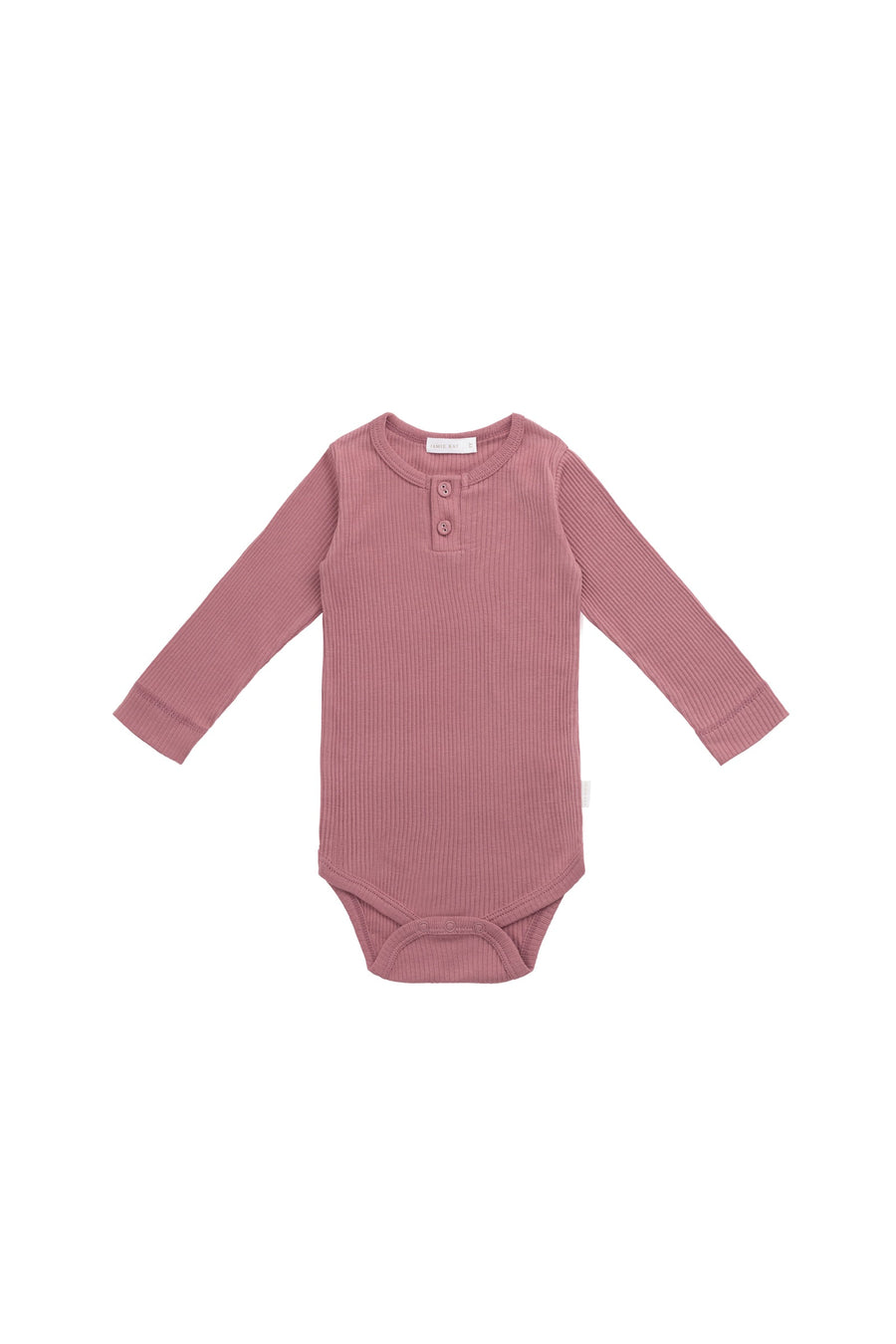 Organic Cotton Modal Long Sleeve Bodysuit - Rose Garden Childrens Bodysuit from Jamie Kay Australia