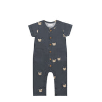 Organic Cotton OG Ryan Onepiece - Bobbie Bears Shadow Childrens Onepiece from Jamie Kay Australia