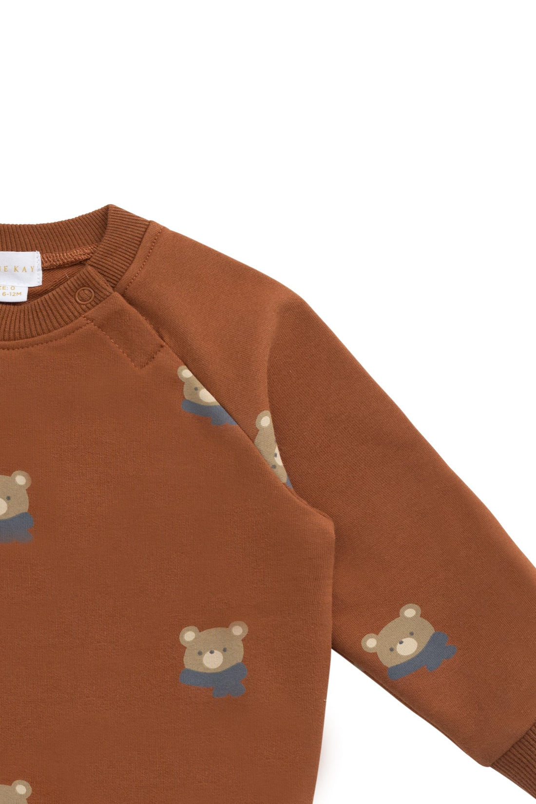 Organic Cotton Tao Sweatshirt - Cosy Bobbie Ginger Childrens Top from Jamie Kay Australia