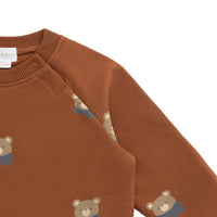 Organic Cotton Tao Sweatshirt - Cosy Bobbie Ginger Childrens Top from Jamie Kay Australia