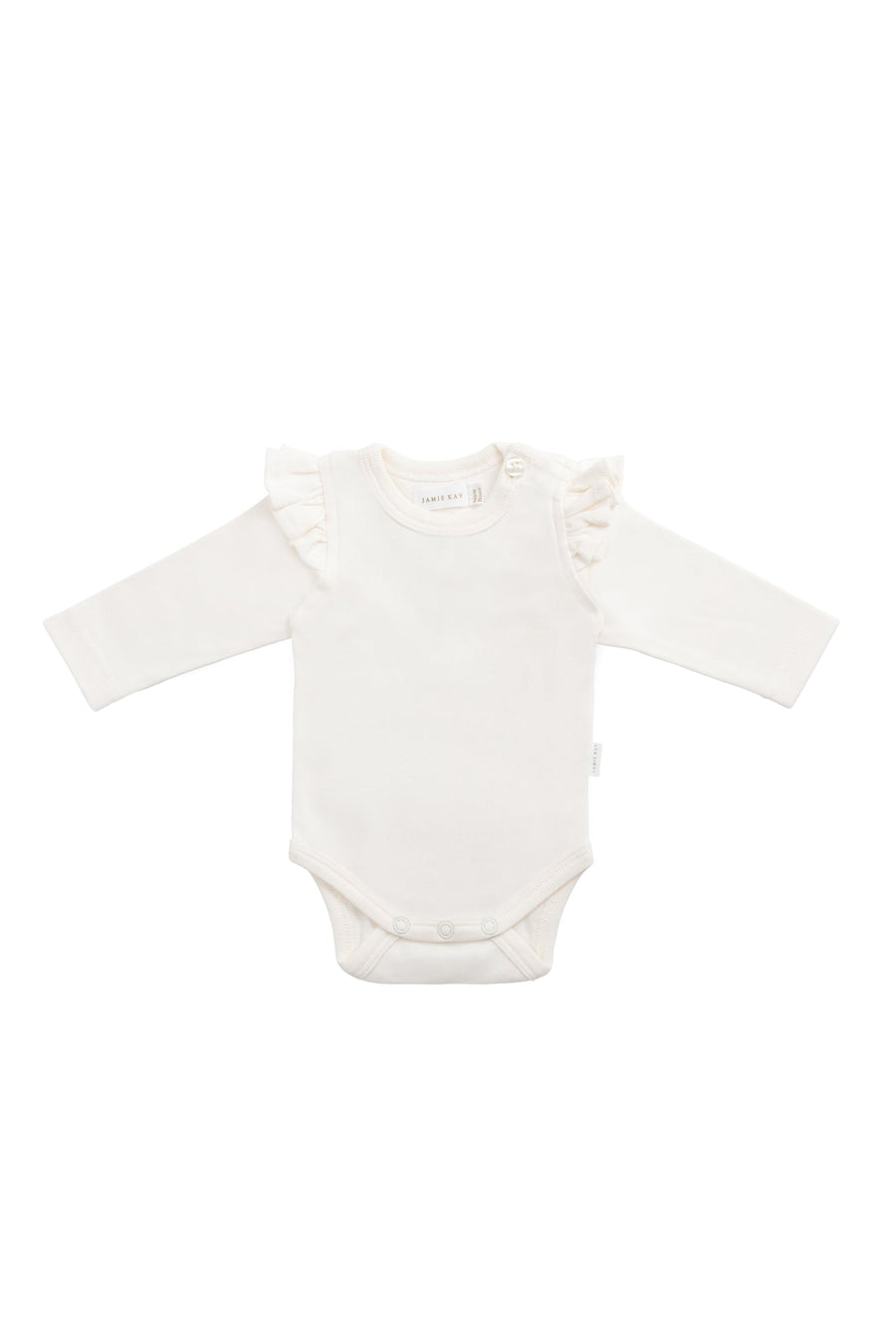 Organic Cotton Ana Bodysuit - Milk Childrens Bodysuit from Jamie Kay Australia