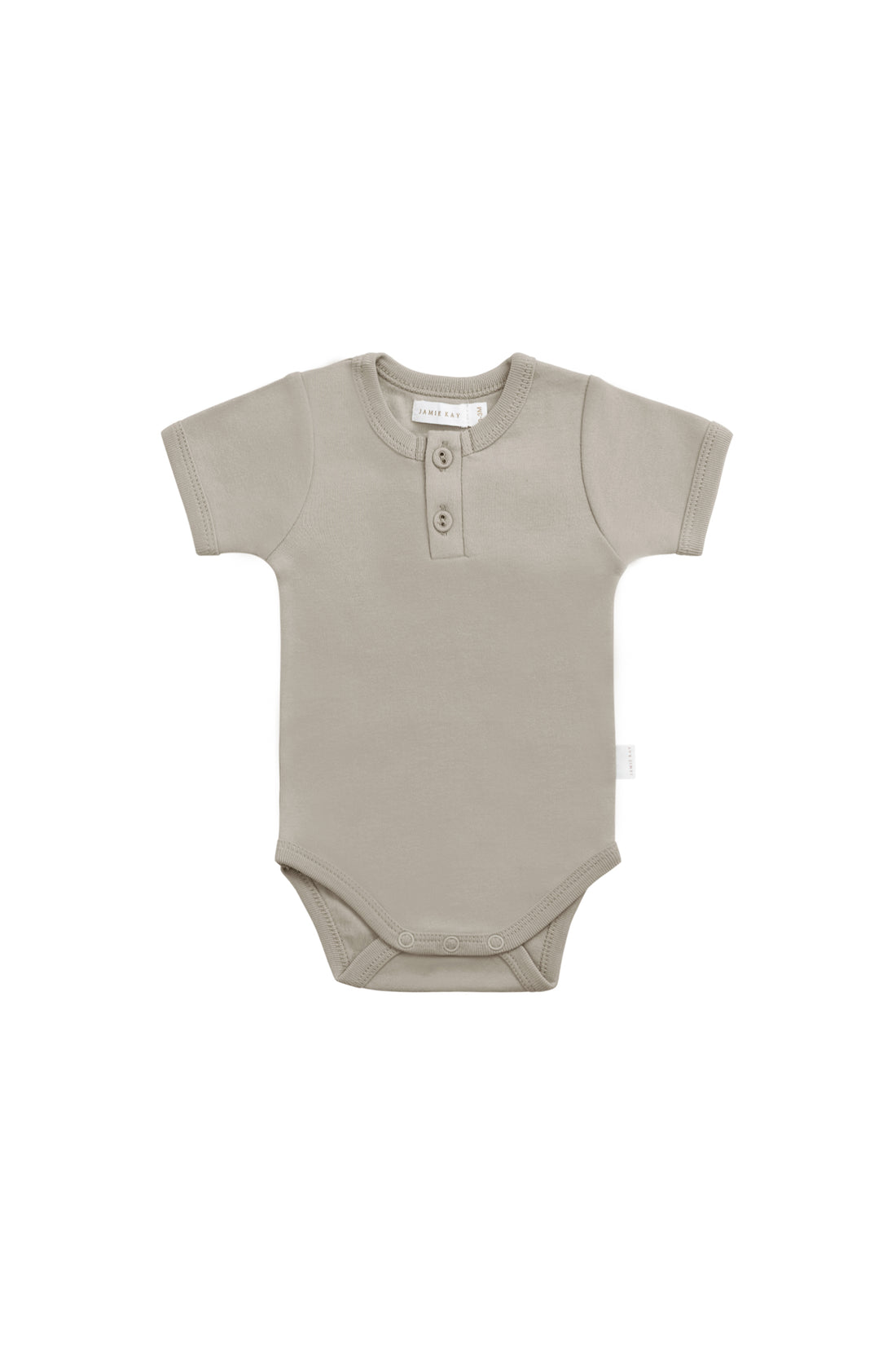 Organic Cotton Benny Tee Bodysuit - Sage Childrens Bodysuit from Jamie Kay Australia