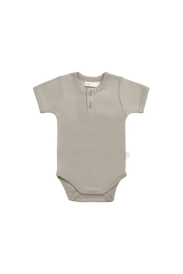 Organic Cotton Benny Tee Bodysuit - Sage Childrens Bodysuit from Jamie Kay Australia