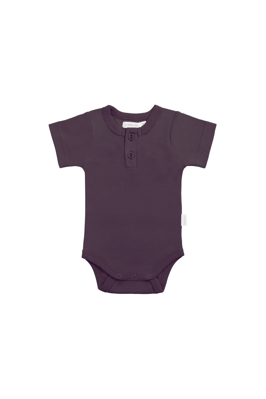 Organic Cotton Benny Tee Bodysuit - Sugar Plum Childrens Bodysuit from Jamie Kay Australia