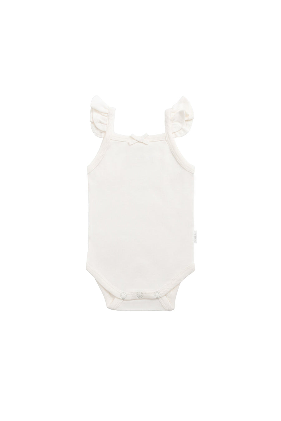 Organic Cotton Bettina Bodysuit - Milk Childrens Bodysuit from Jamie Kay Australia