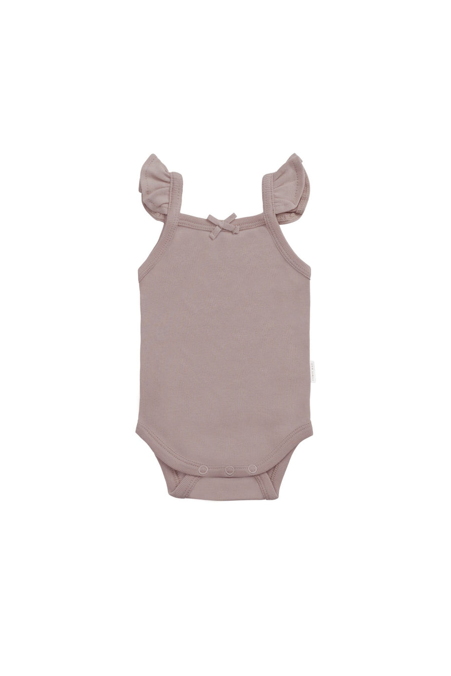 Organic Cotton Bettina Bodysuit - Softest Mauve Childrens Bodysuit from Jamie Kay Australia