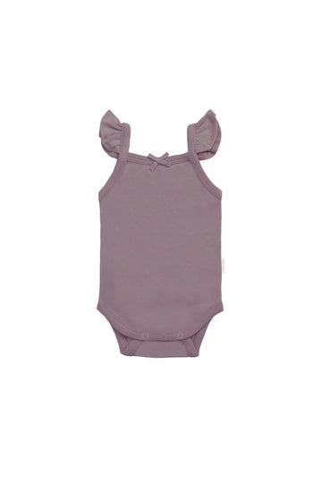 Organic Cotton Bettina Bodysuit - Twilight Childrens Bodysuit from Jamie Kay Australia