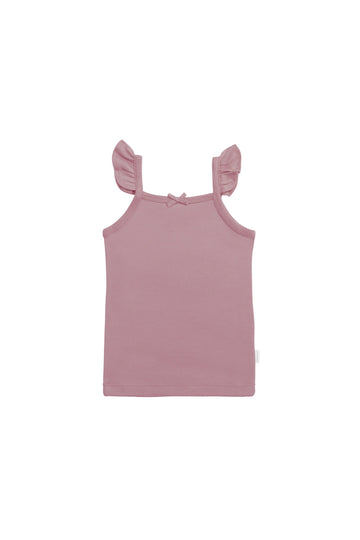 Organic Cotton Bettina Singlet - Lillium Childrens Singlet from Jamie Kay Australia