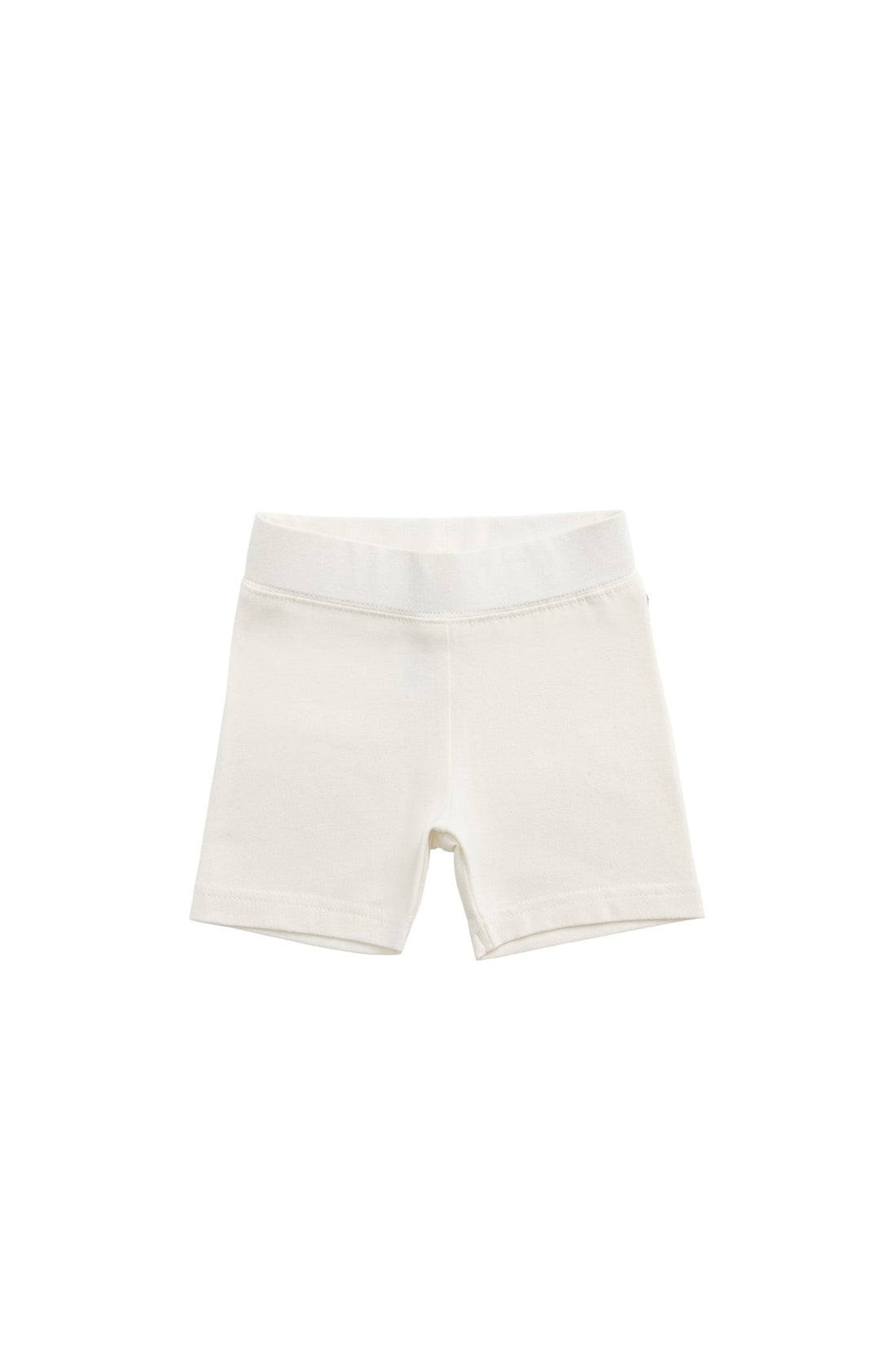 Organic Cotton Bike Short - Buttermilk Childrens Short from Jamie Kay Australia