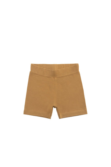 Organic Cotton Bike Short - Golden Childrens Short from Jamie Kay Australia