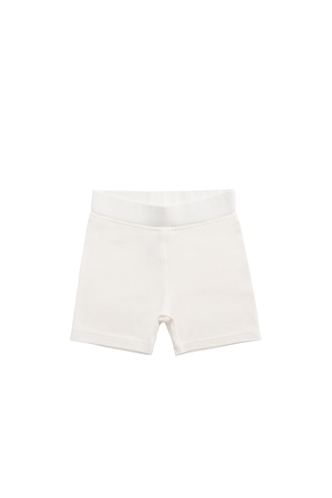 Organic Cotton Bike Short - Milk Childrens Shorts from Jamie Kay Australia