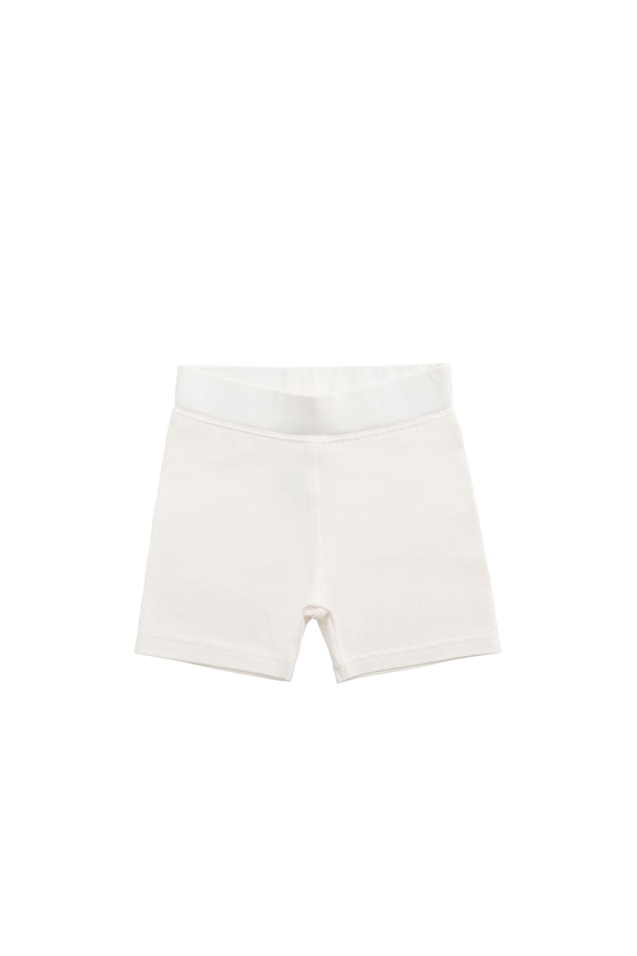 Organic Cotton Bike Short - Milk Childrens Shorts from Jamie Kay Australia