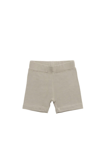 Organic Cotton Bike Short - Sage Childrens Shorts from Jamie Kay Australia