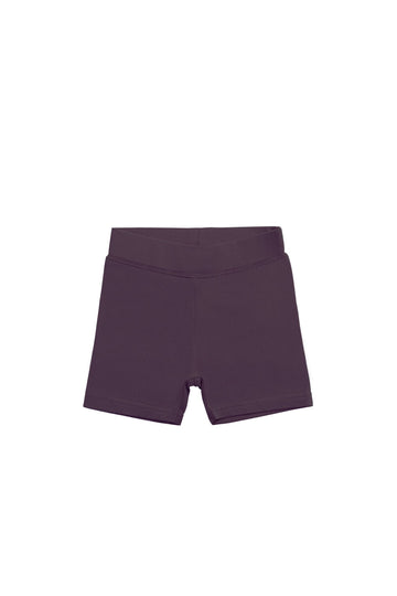 Organic Cotton Bike Short - Sugar Plum Childrens Shorts from Jamie Kay Australia