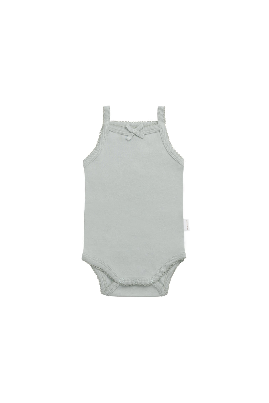 Organic Cotton Bridget Singlet Bodysuit - Lake Childrens Bodysuit from Jamie Kay Australia