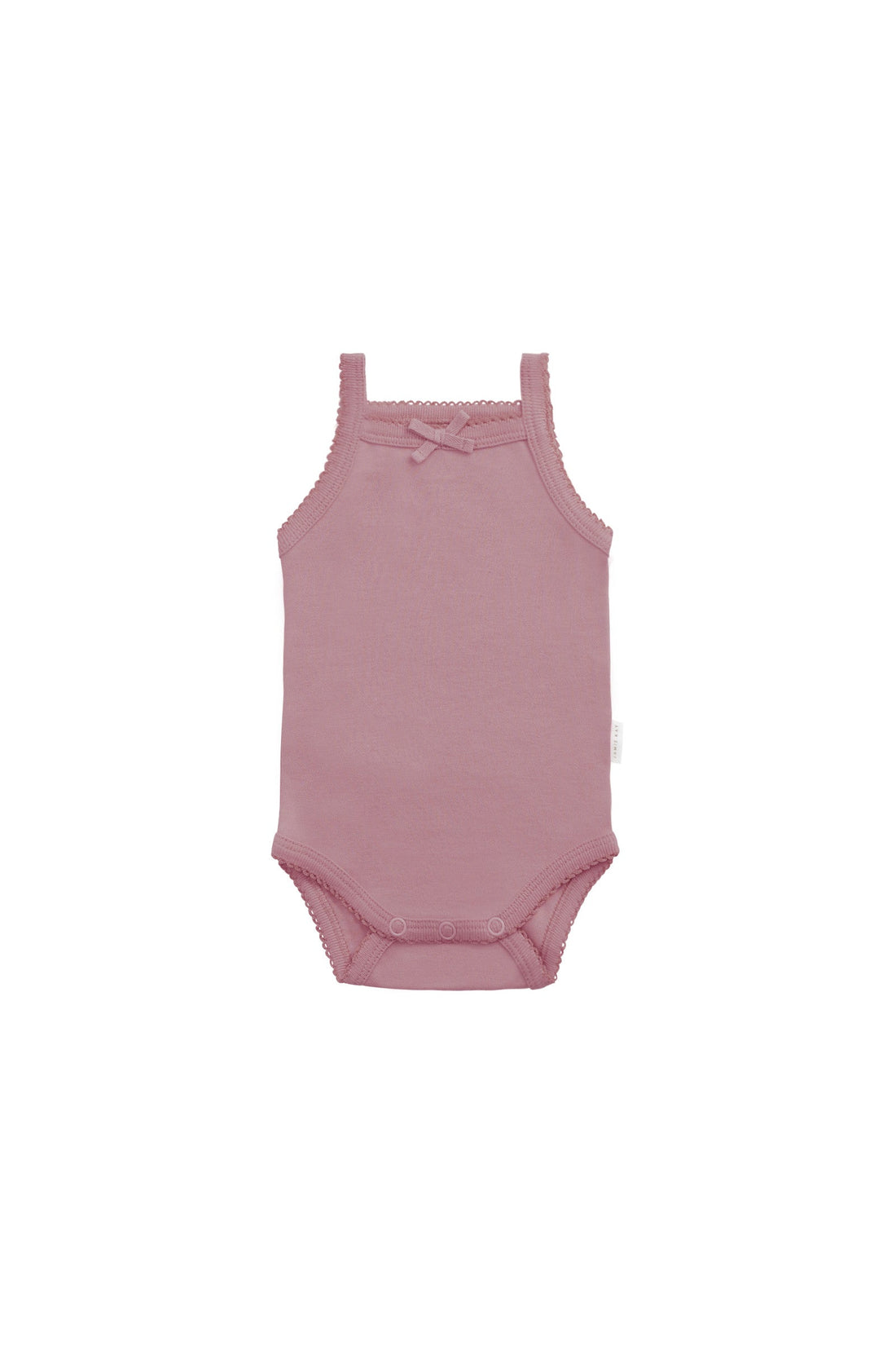 Organic Cotton Bridget Singlet Bodysuit - Lillium Childrens Bodysuit from Jamie Kay Australia