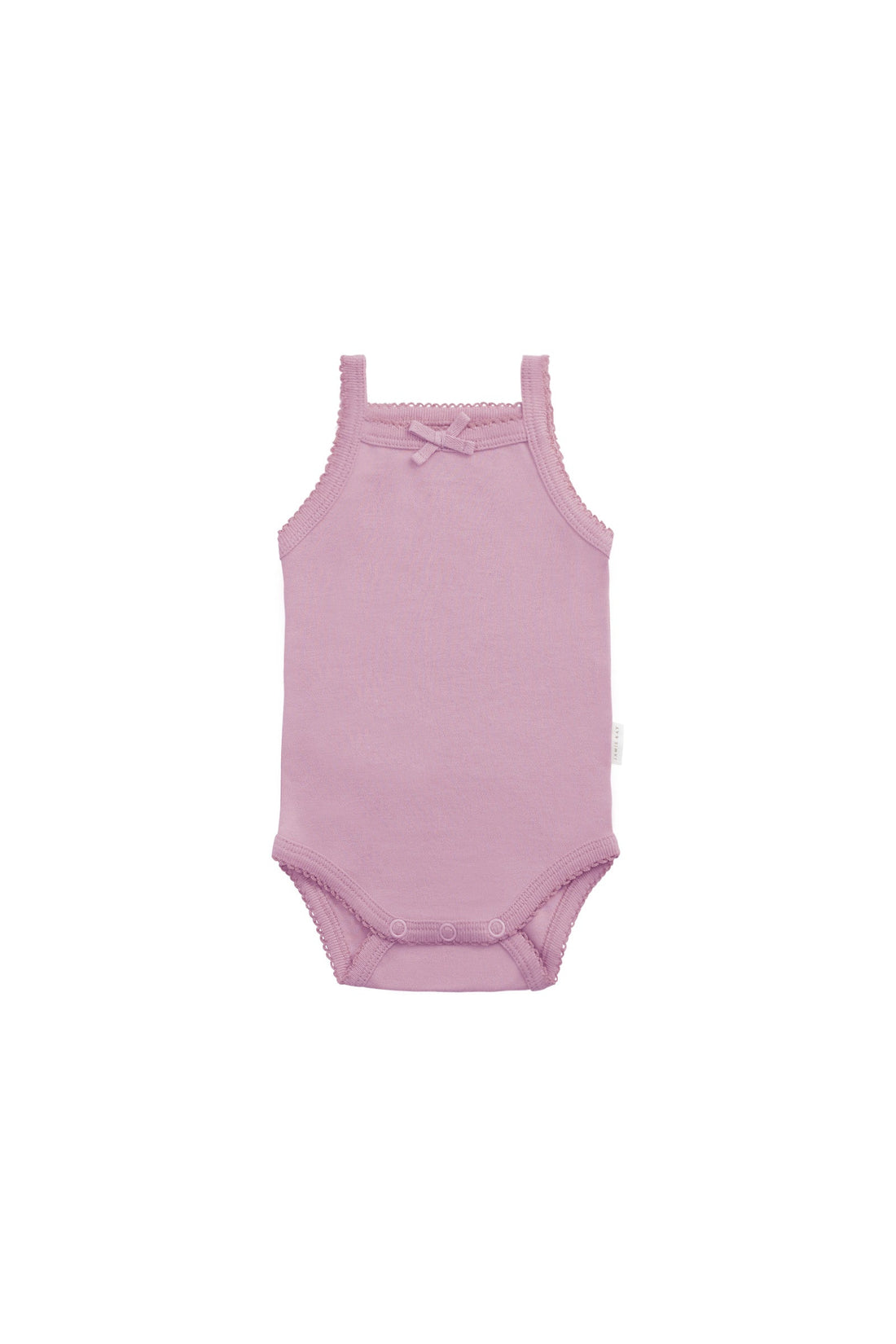 Organic Cotton Bridget Singlet Bodysuit - Lily Childrens Singlet Bodysuit from Jamie Kay Australia