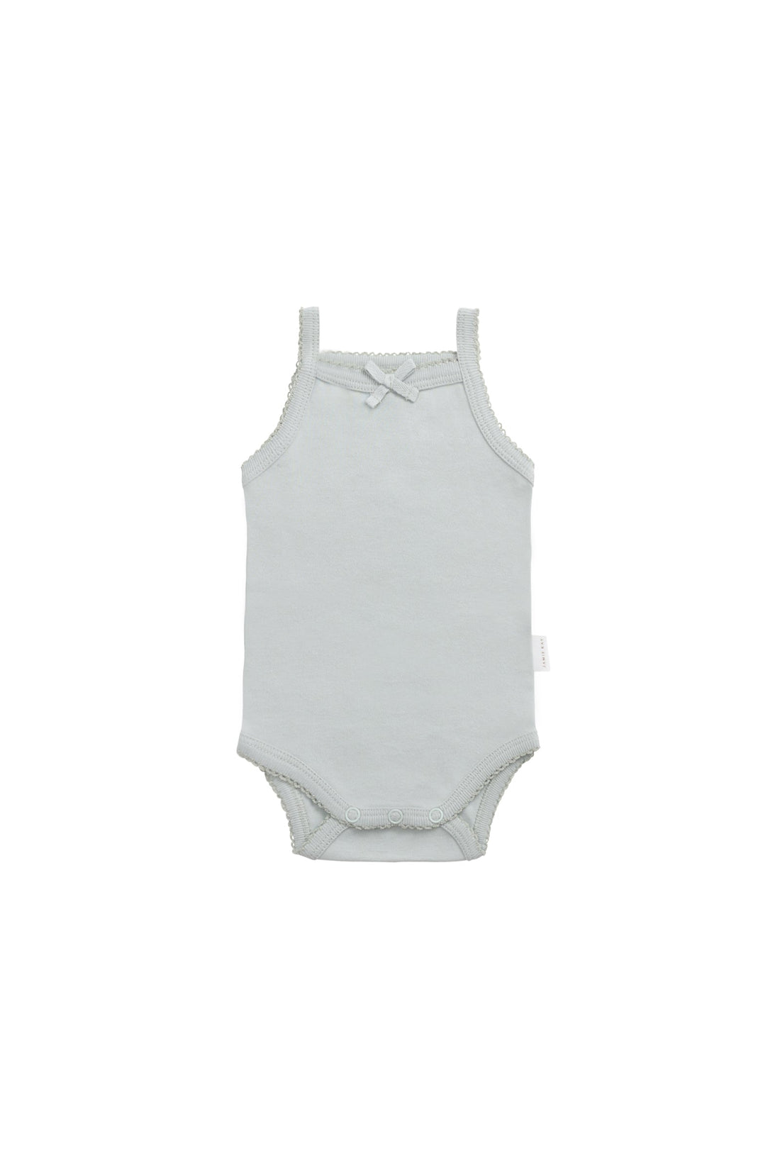 Organic Cotton Bridget Singlet Bodysuit - Mineral Childrens Bodysuit from Jamie Kay Australia