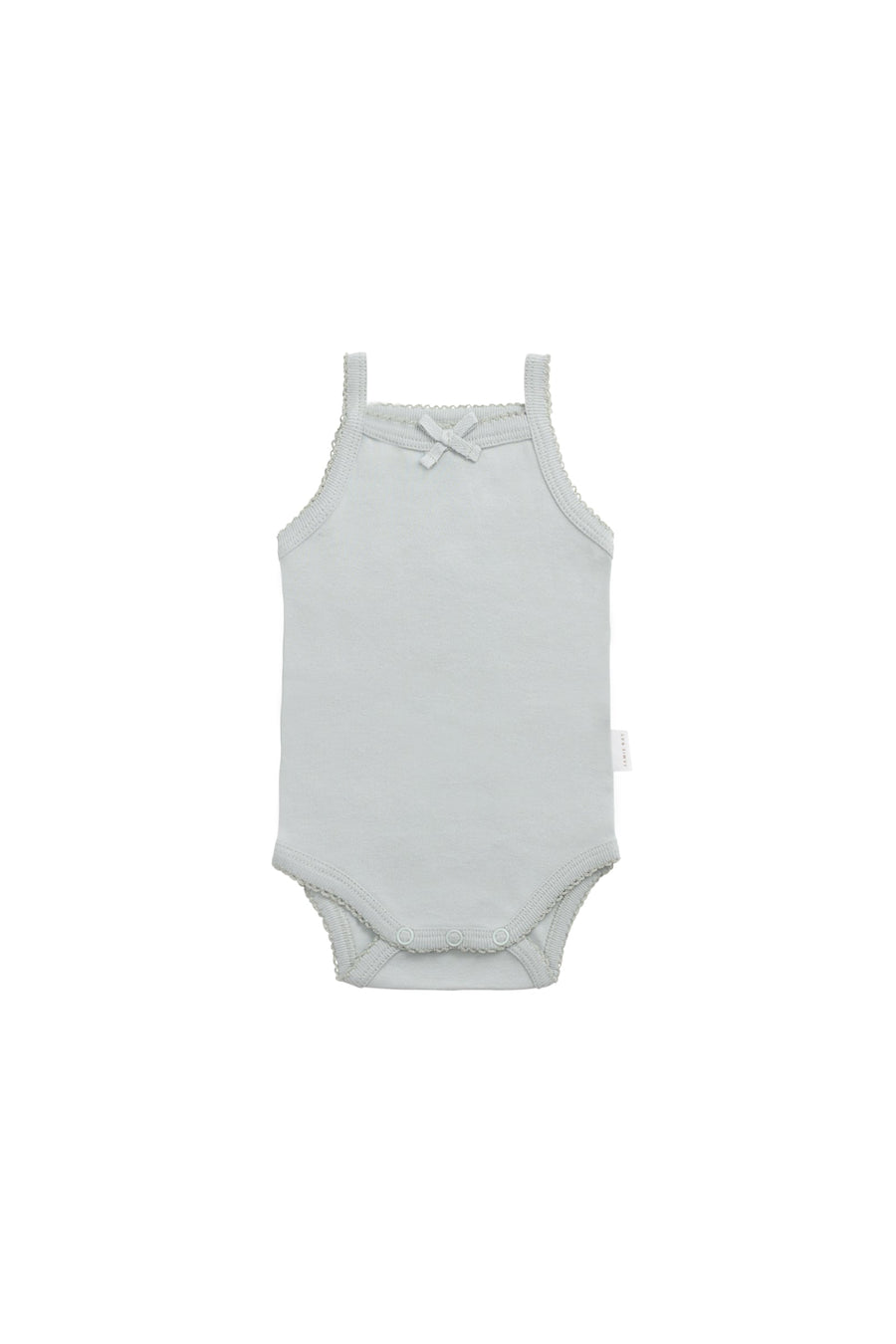 Organic Cotton Bridget Singlet Bodysuit - Mineral Childrens Bodysuit from Jamie Kay Australia